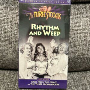 FACTORY SEALED The Three Stooges Rhythm and Weep Columbia Pictures VHS